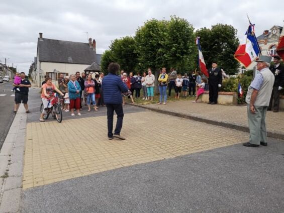 Cérémonie 14 Juillet 2019 devant le monument aux morts de LA SELVE